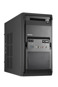 Chieftec LT-01B-350GPB Computer-Gehäuse Mini Tower Schwarz 250 W