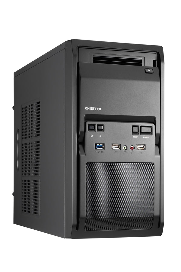 Chieftec LT-01B-350GPB Computer-Gehäuse Mini Tower Schwarz 250 W