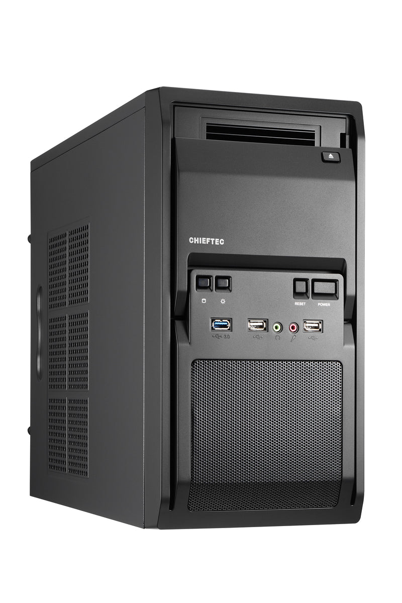 Chieftec LT-01B-350GPB Computer-Gehäuse Mini Tower Schwarz 250 W