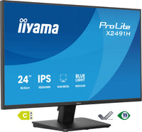 iiyama ProLite X2491H-B1 Computerbildschirm 60,5 cm (23.8") 1920 x 1080 Pixel Full HD LCD Schwarz