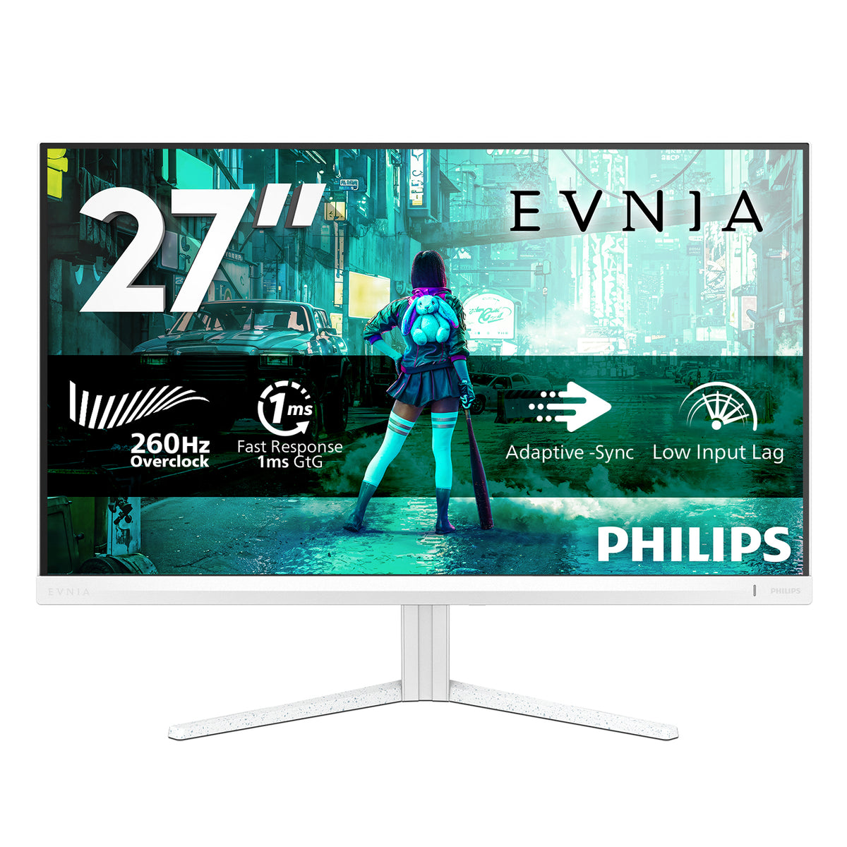 Philips 27M2N3201PL/00 Computerbildschirm 68,6 cm (27") 1920 x 1080 Pixel Full HD LCD Weiß