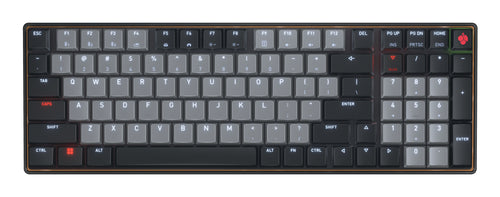 CHERRY KW 550 MX LP Tastatur Heimbüro USB + Bluetooth QZERTY US Englisch Schwarz