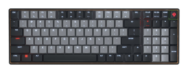 CHERRY KW 550 MX LP Tastatur Heimbüro USB + Bluetooth QZERTY US Englisch Schwarz