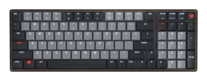 CHERRY KW 550 MX LP Tastatur Heimbüro USB + Bluetooth QZERTY US Englisch Schwarz
