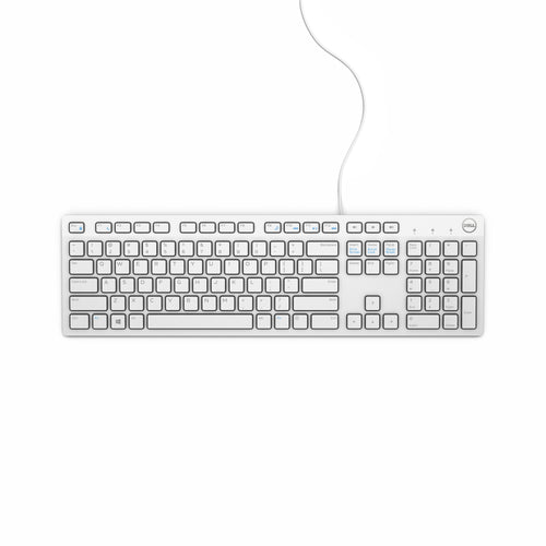 DELL kabelgebundene Tastatur – KB216 - deutsch (QWERTZ) - weiß