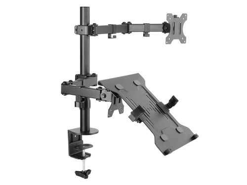 Equip 13”–32” Notebookablage- und Monitor/LCD-Tischhalterung