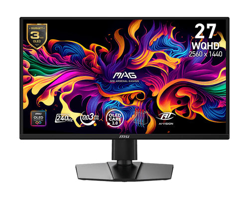 MSI MAG 272QPDE QD-OLED X24 Computerbildschirm 67,3 cm (26.5") 2560 x 1440 Pixel Wide Quad HD Schwarz