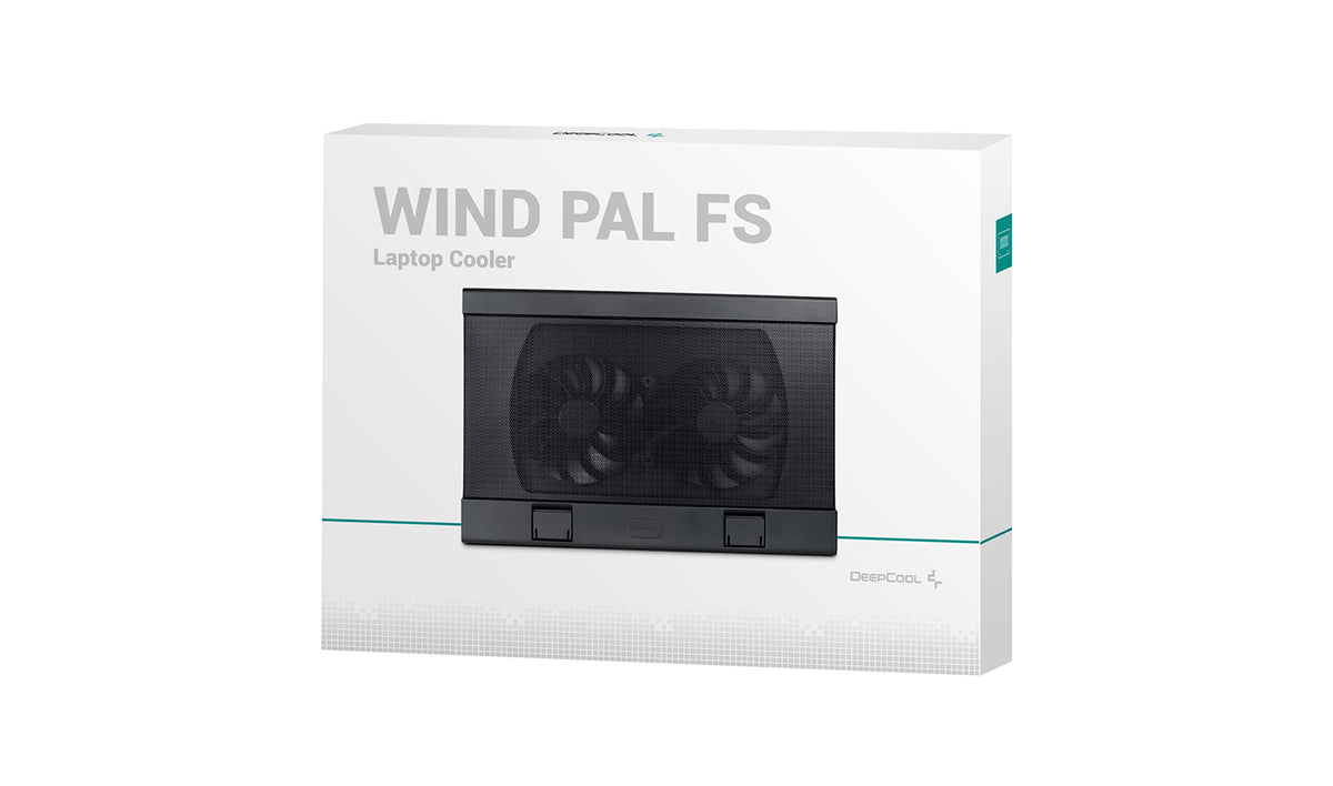 DeepCool Wind Pal FS Llaptop-Kühlpad 1200 RPM Schwarz