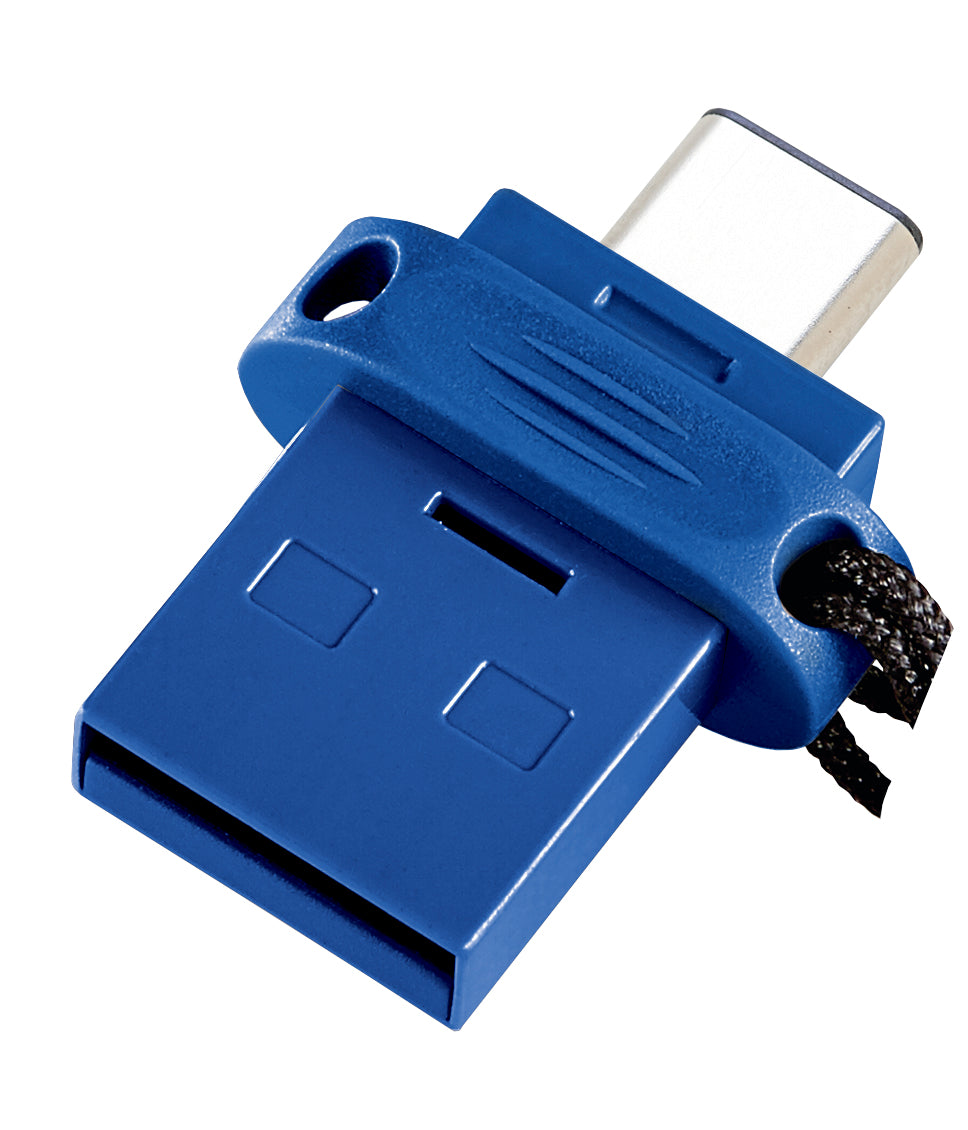 Verbatim Dual - USB 3.0 Stick 64 GB - USB-C / USB-A - Blue