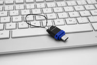 Verbatim Dual - USB 3.0-Stick 64 GB - USB-C / USB-A - Blau