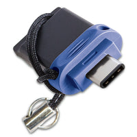 Verbatim Dual - USB 3.0-Stick 64 GB - USB-C / USB-A - Blau