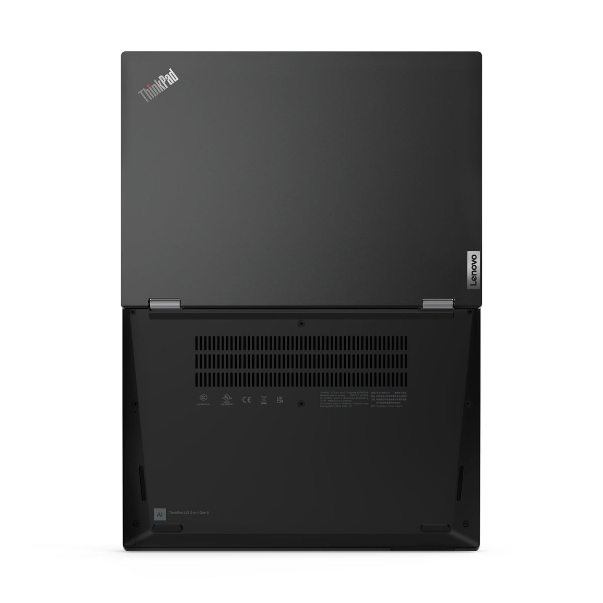 Lenovo ThinkPad L13 2-in-1 Gen 5 (Intel) Intel Core Ultra 5 135U Hybrid (2-in-1) 33.8 cm (13.3") Touchscreen WUXGA 32 GB LPDDR5-SDRAM 256 GB SSD Wi-Fi 6E (802.11ax) Windows 11 Pro German Black