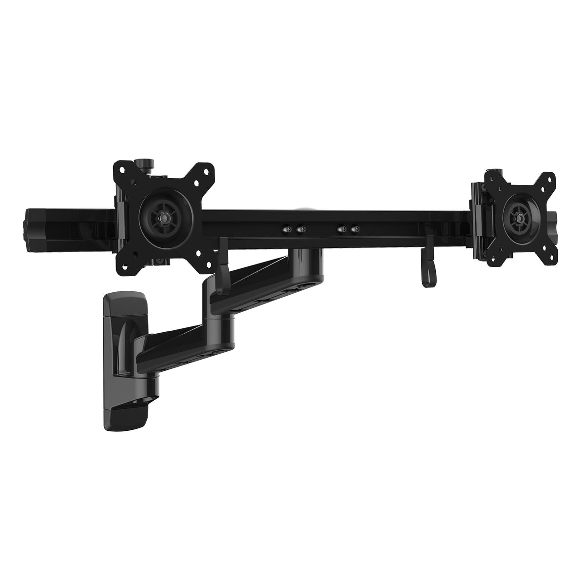 StarTech.com Wand Dual-Monitorarm - Gelenkige VESA-Wandhalterung für 2x 24" (5kg) Bildschirme - Synchron Verstellbare Querstange - Neig-/Schwenk-/Drehbar - Doppel-Monitor Halterung