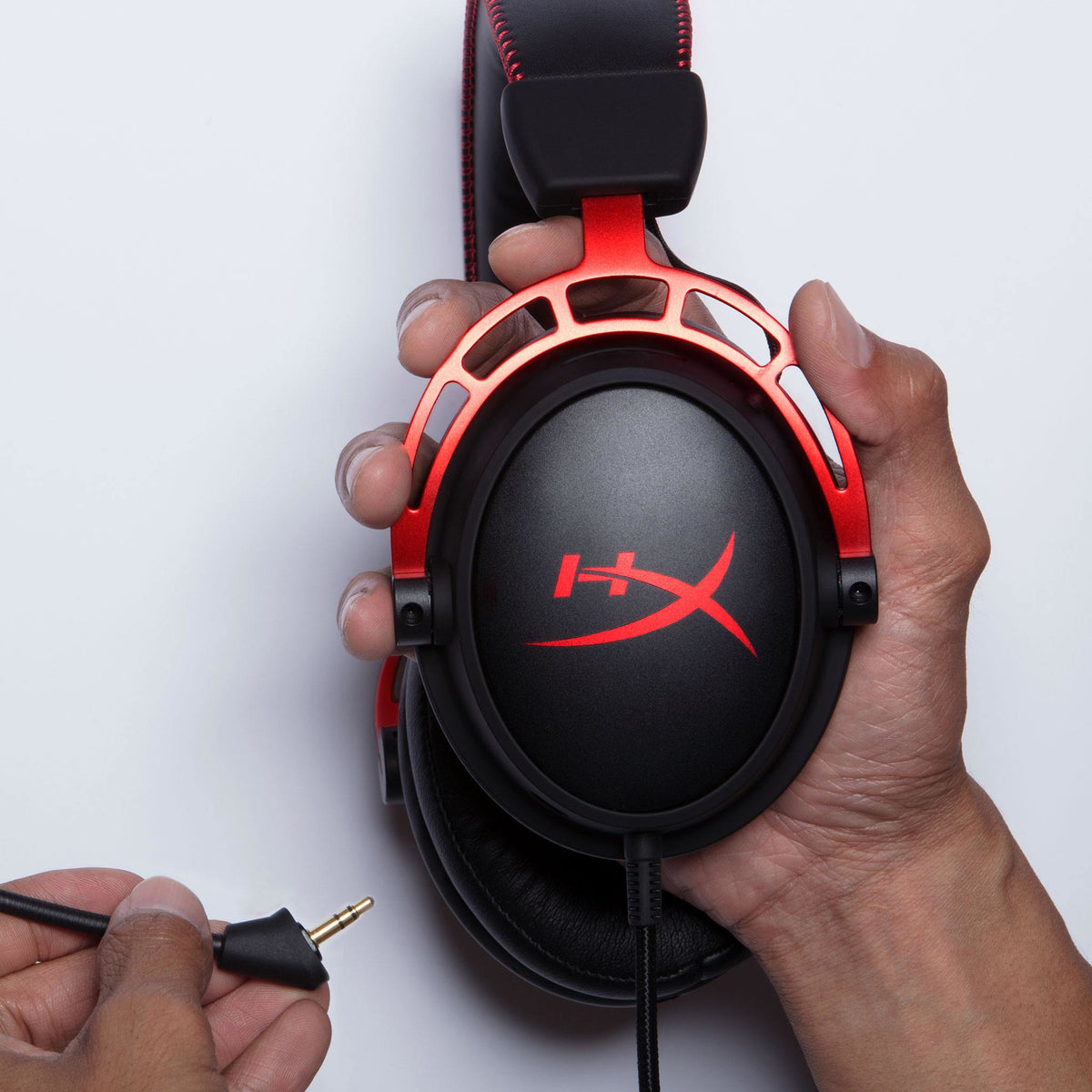 HyperX Cloud Alpha Kopfhörer Kabelgebunden Kopfband Gaming Schwarz, Rot