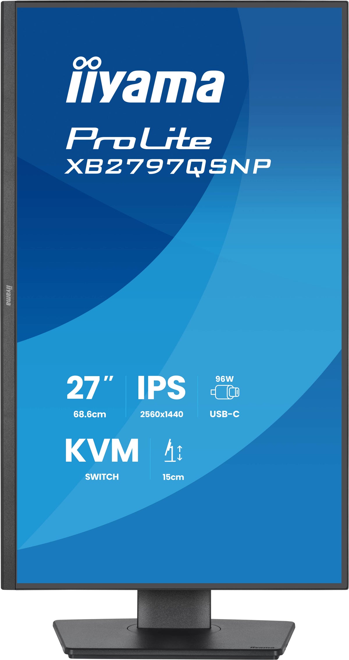 iiyama ProLite XB2797QSNP-B1 Computerbildschirm 68,6 cm (27") 2560 x 1440 Pixel Quad HD LCD Schwarz
