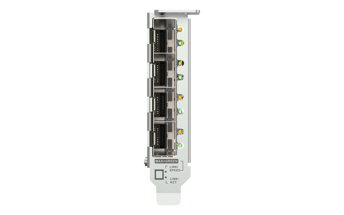 QNAP QXG-10G4SF-BCM Netzwerkkarte Eingebaut Faser 10000 Mbit/s