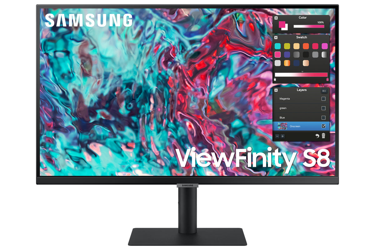 Samsung S80TB Computerbildschirm 68,6 cm (27") 3840 x 2160 Pixel 4K Ultra HD LED Schwarz