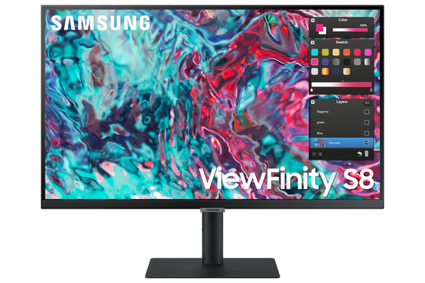 Samsung S80TB Computerbildschirm 68,6 cm (27") 3840 x 2160 Pixel 4K Ultra HD LED Schwarz