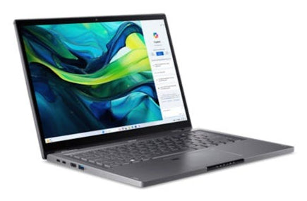 Acer Aspire Spin 14 ASP14-52MTN Intel Core Ultra 7 155U Laptop 35,6 cm (14") Touchscreen WUXGA 32 GB LPDDR5x-SDRAM 1 TB SSD Wi-Fi 6E (802.11ax) Windows 11 Home Deutsch Grau