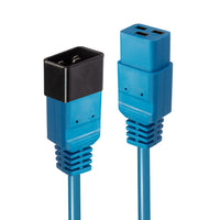 Lindy 30121 Stromkabel Blau 2 m C19-Koppler C20-Koppler