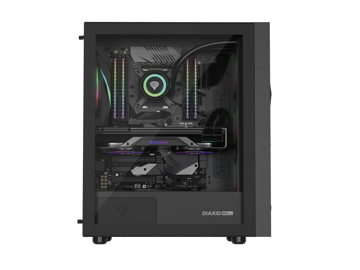 GENESIS Diaxid 605 ARGB Midi Tower Schwarz