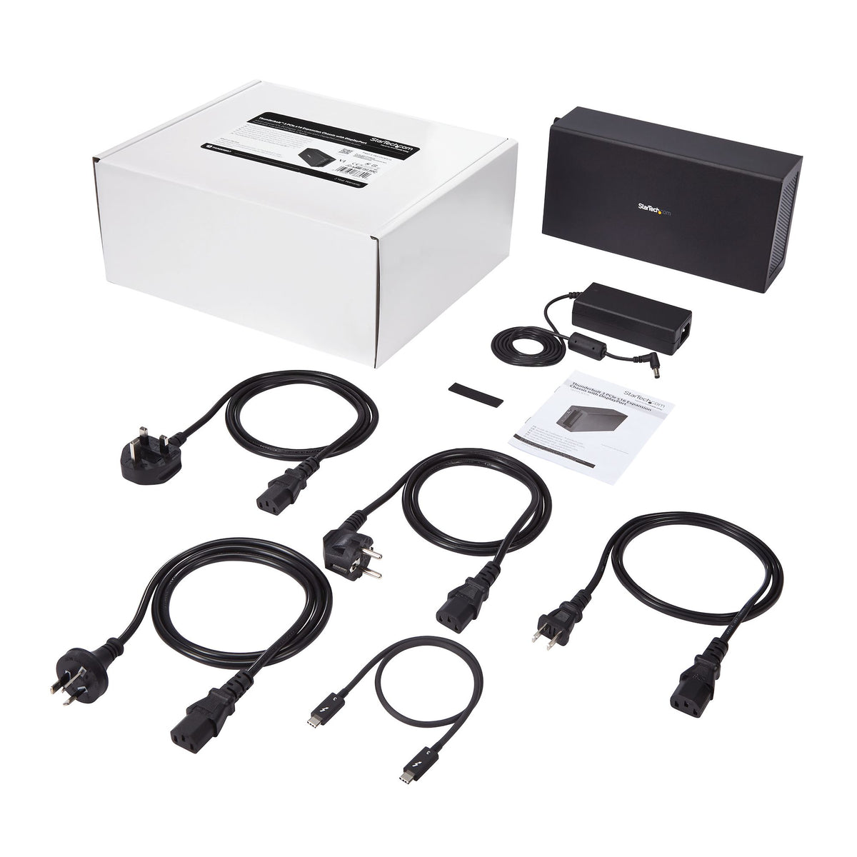 StarTech.com Thunderbolt 3 PCIe Erweiterungsgehäuse, Externes Gehäuse mit einem PCI Express Slot, PCIe Box für Laptops/Desktops/All-In-Ones, 5K/4K Ausgang über TB3/DP Ports, TAA konform