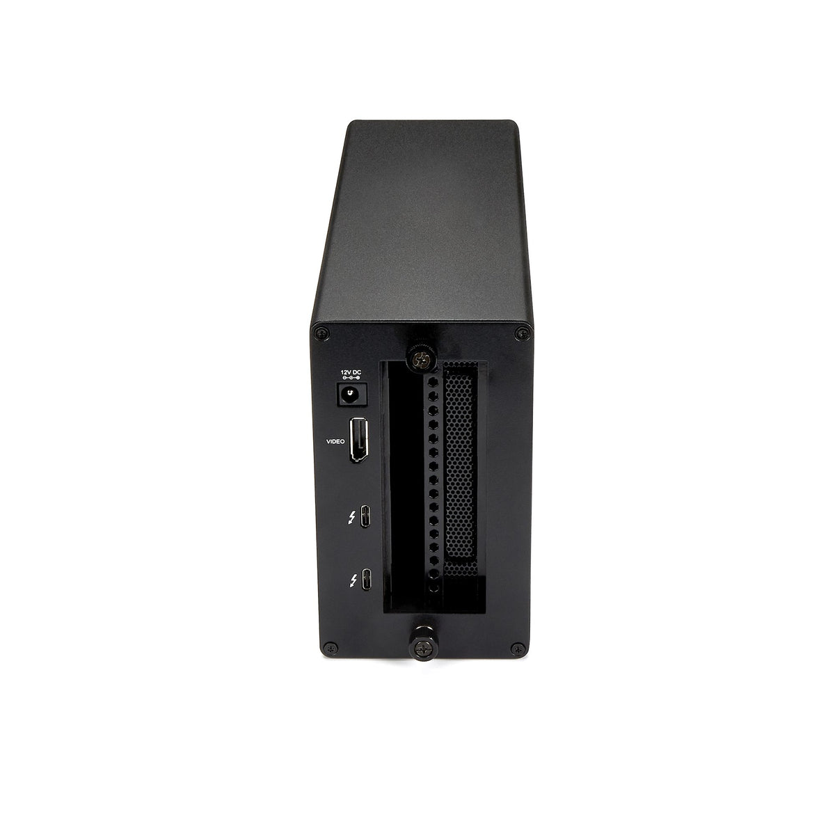 StarTech.com Thunderbolt 3 PCIe Erweiterungsgehäuse, Externes Gehäuse mit einem PCI Express Slot, PCIe Box für Laptops/Desktops/All-In-Ones, 5K/4K Ausgang über TB3/DP Ports, TAA konform