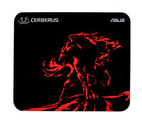ASUS Cerberus Mat Mini Gaming-Mauspad Schwarz, Rot