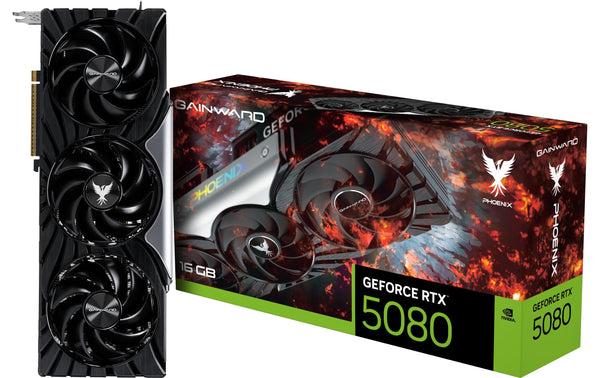 Gainward Phoenix GeForce RTX 5080 16GB GDDR7 Black / Silver