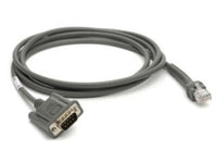 Zebra CBA-R08-S07ZBR Serien-Kabel Grau 2,1336 m RS232 DB9