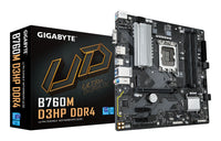 GIGABYTE B760M D3HP DDR4 Motherboard - Unterstützt Intel Core 14. Generation CPUs, 4+1+1 Phasen Digital VRM, bis zu 5333MHz DDR4 (OC), 2xPCIe 4.0 M.2, GbE LAN, USB 3.2 Gen1