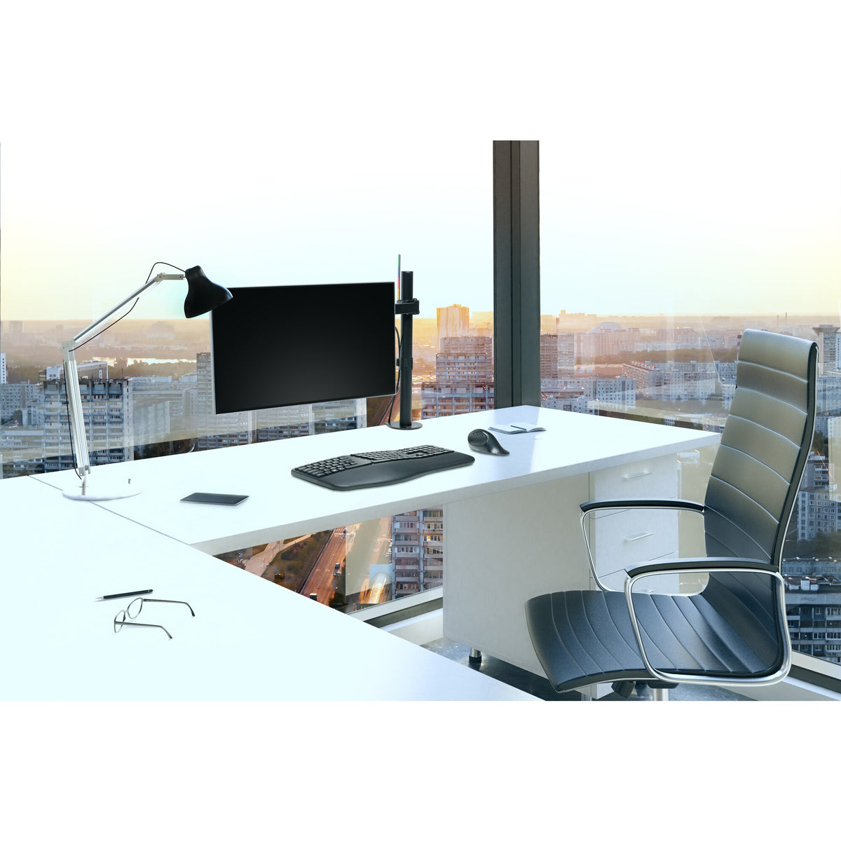 Kensington SmartFit Ergo Verlängerter Single Monitorarm