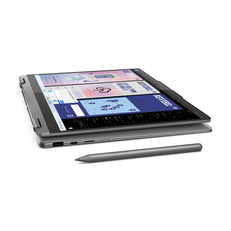 Lenovo Yoga 7 2-in-1 14ILL10 Copilot+ PC Intel Core Ultra 7 258V Hybrid (2-in-1) 35,6 cm (14") Touchscreen 2.8K 32 GB LPDDR5x-SDRAM 1 TB SSD Wi-Fi 7 (802.11be) Windows 11 Pro Schweiz Grau