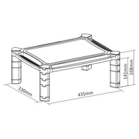 Techly ICA-MS 401 Sitz- und Steharbeitsplatz für Desktop-PCs