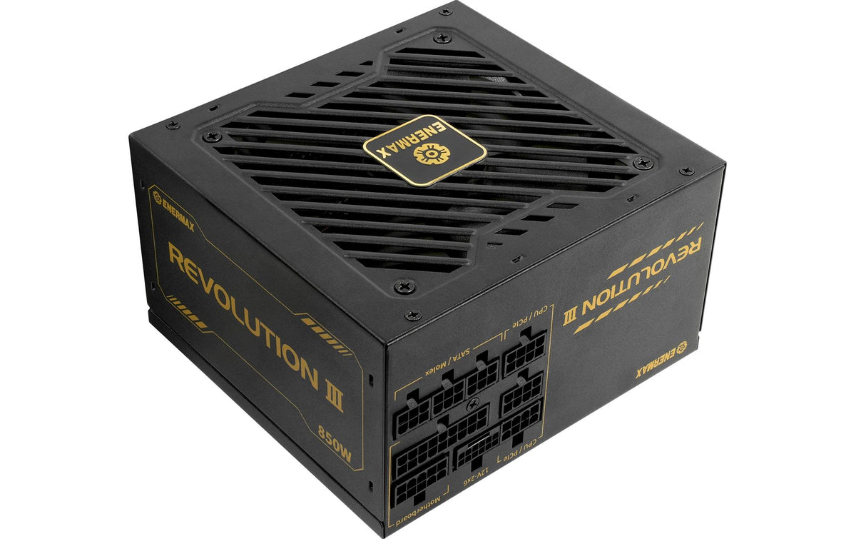 Enermax REVOLUTION III Black / Gold 850W Fully Modular 80+ Gold Certified