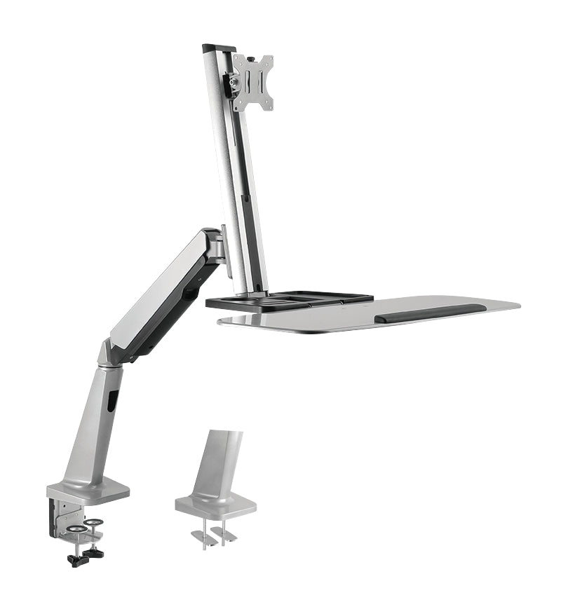 LogiLink BP0040 Flachbildschirm-Tischhalterung 81,3 cm (32") Tisch/Bank Aluminium