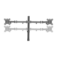 LogiLink BP0046 Flachbildschirm-Tischhalterung 81,3 cm (32") Tisch/Bank Edelstahl