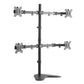 LogiLink BP0046 Flachbildschirm-Tischhalterung 81,3 cm (32") Tisch/Bank Edelstahl