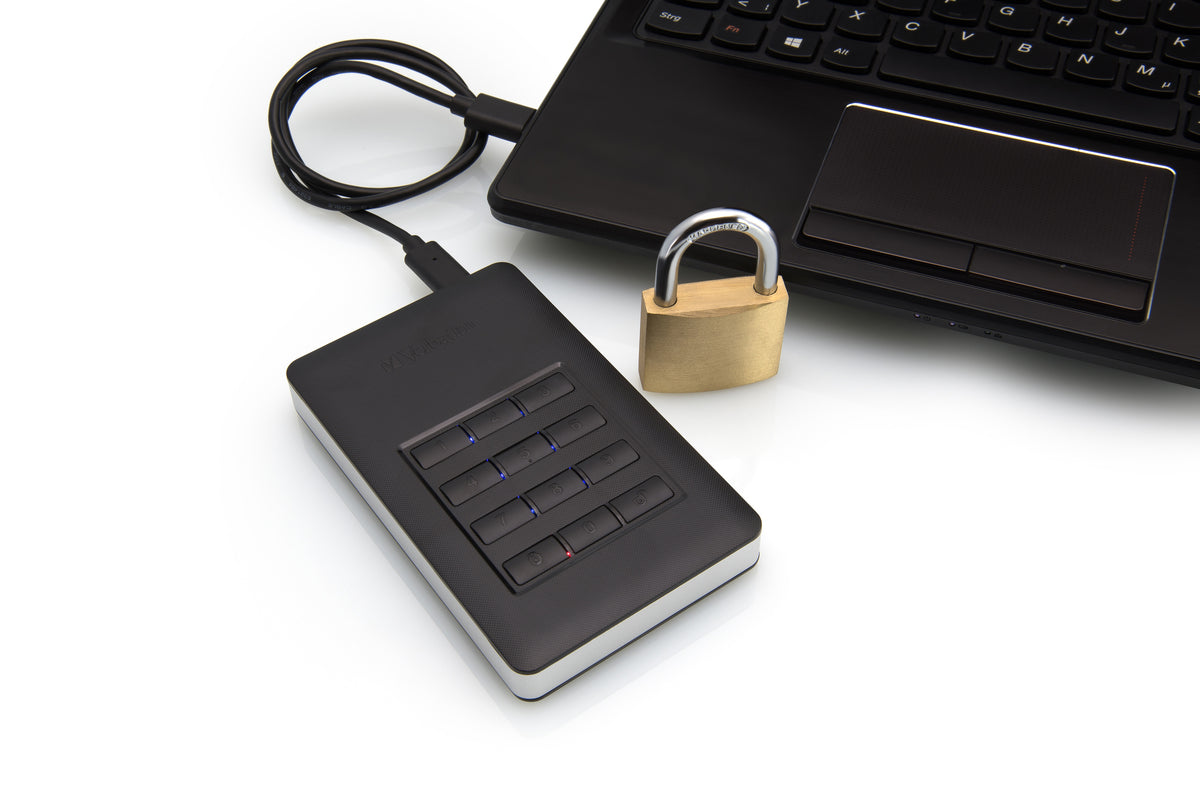 Verbatim Store n Go Secure Portable Festplatte 1 TB mit Code-Zugang