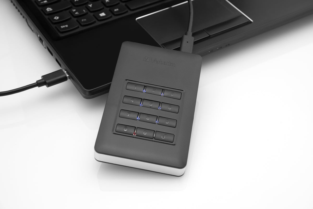 Verbatim Store n Go Secure Portable Festplatte 1 TB mit Code-Zugang