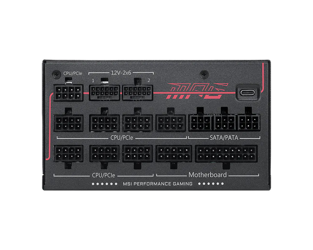 MSI MPG Ai1300TS PCIE5 Netzteil 1300 W 24-pin ATX ATX Schwarz