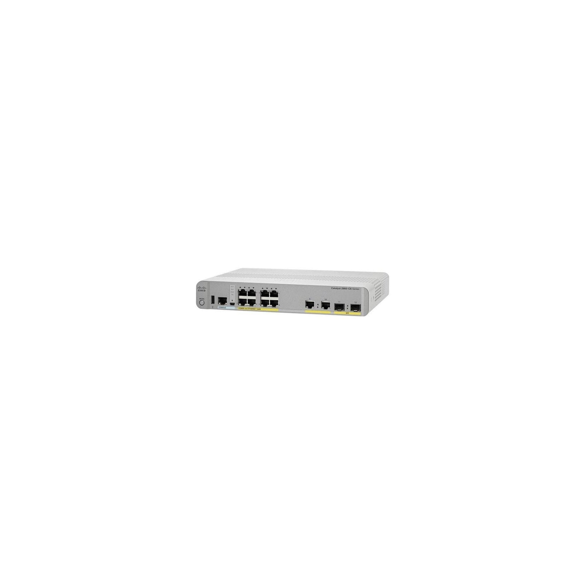 Cisco 2960CX-8PC-L: 8 Port LAN Base Switch