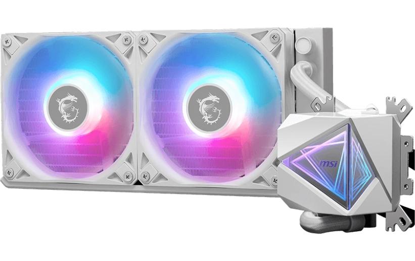MSI MAG CORELIQUID I240 Water 240mm 70.7 CFM Blanc