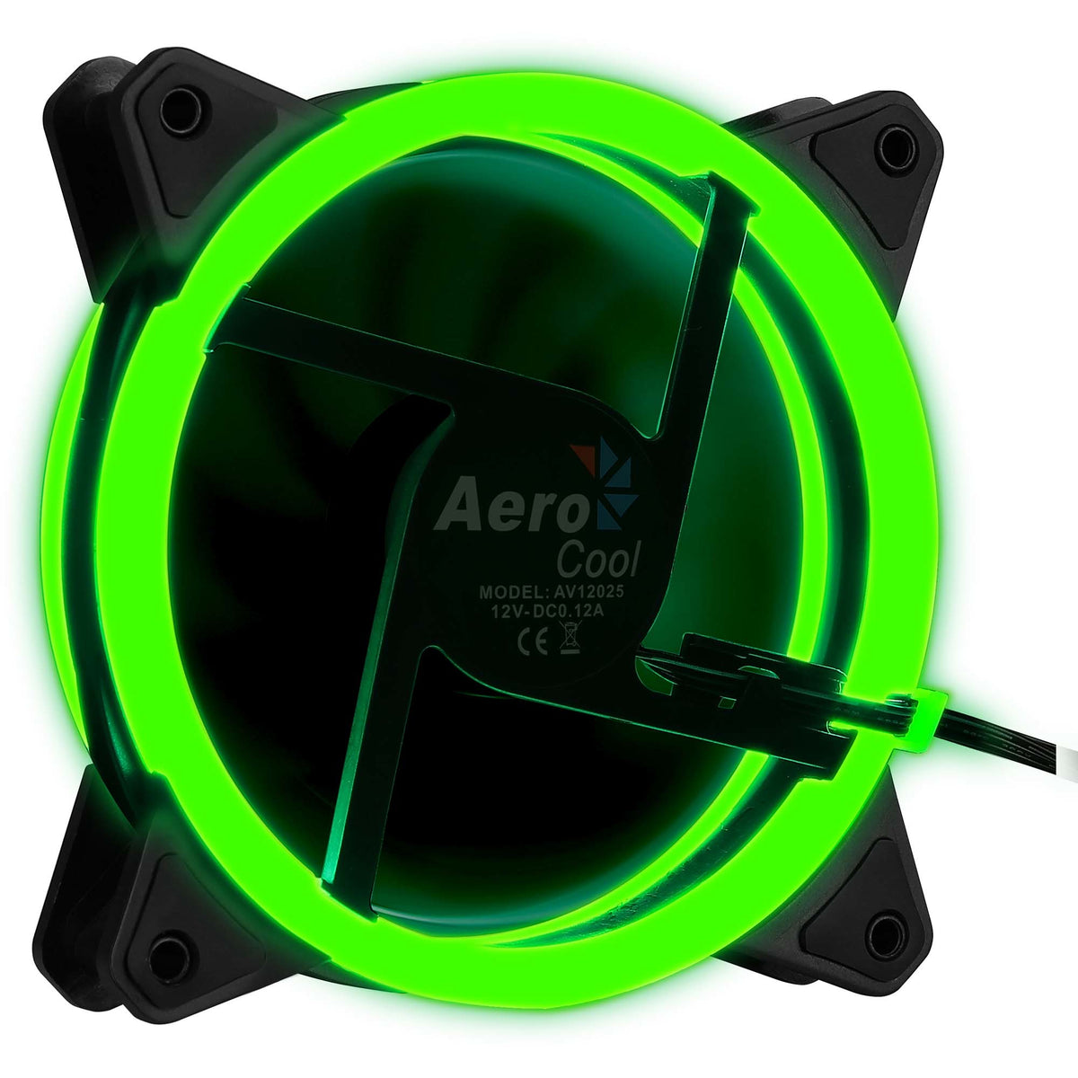 Aerocool Rev RGB Computergehäuse Ventilator 12 cm Schwarz