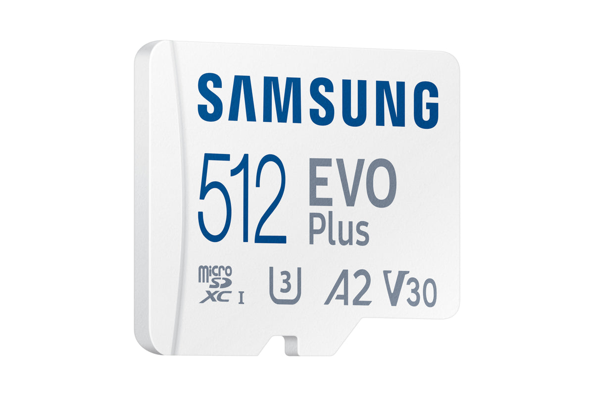 Samsung EVO Plus microSD-Speicherkarte (2024) (inkl. SD Adapter) - 512 GB
