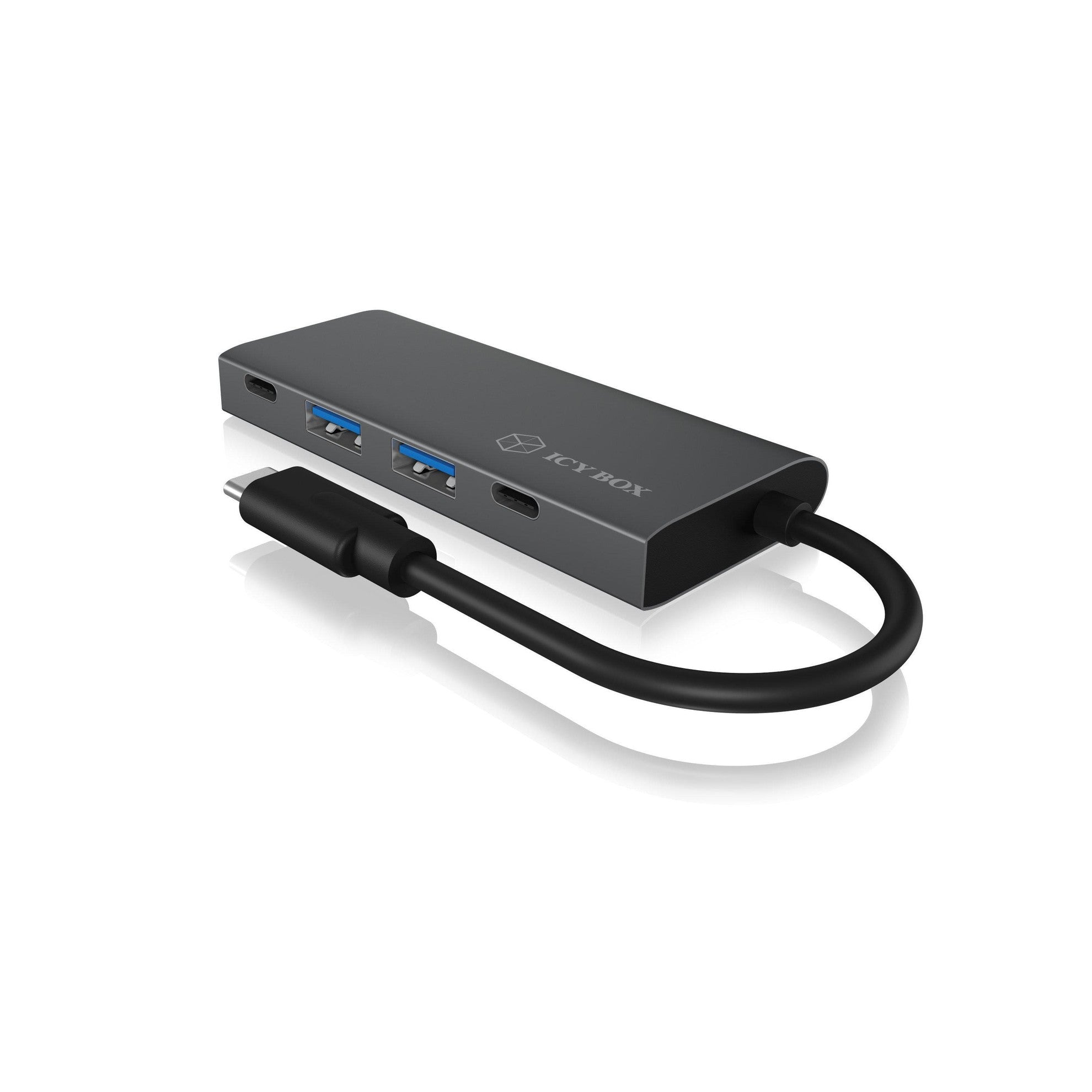 ICY BOX IB-HUB1428-C31, 4x USB3 Hub, 2C/2A