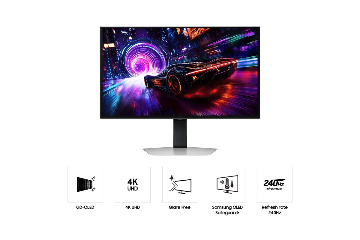 Samsung S32FG810SU Computerbildschirm 81,3 cm (32") 2160 x 3840 Pixel 4K Ultra HD OLED Silber