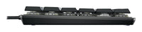 CHERRY KC 500 MX LP TKL Tastatur Heimbüro USB QWERTZ Deutsch Schwarz, Grau