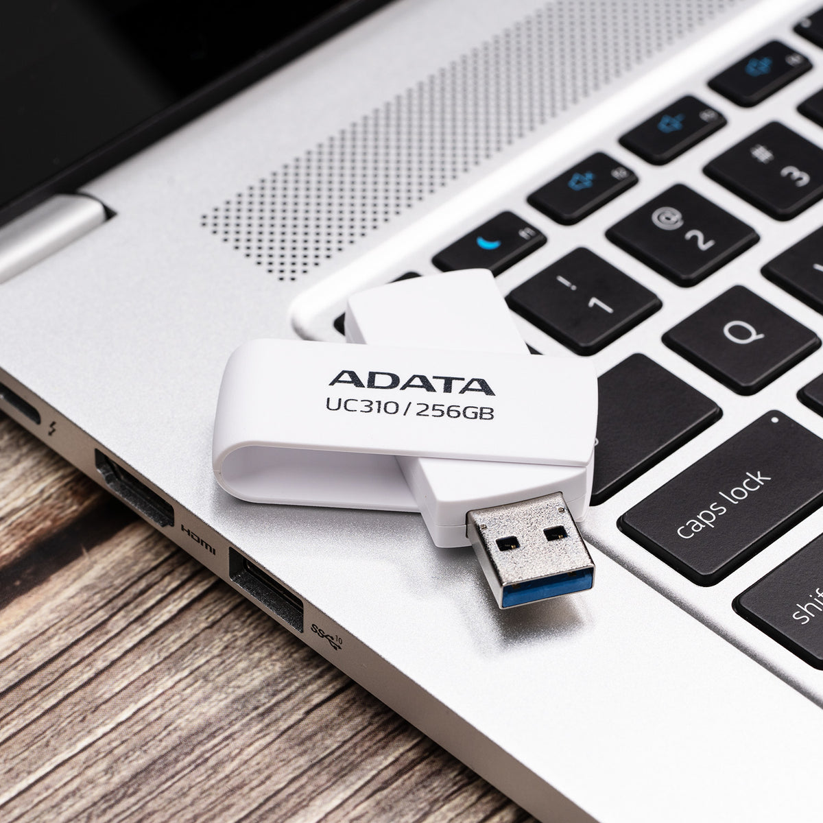 ADATA UC310 USB-Stick 256 GB USB Typ-A 3.2 Gen 1 (3.1 Gen 1) Weiß