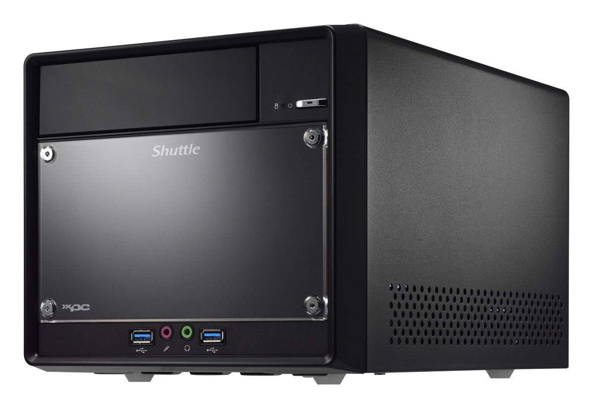 Shuttle XPC cube Barebone SH610R4 - S1700, Intel H610, 1x PCIe X16, 1x PCIe X1, 1x LAN,1x HDMI, 2x DP, 1x VGA 2x 3.5"